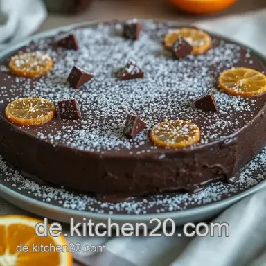 Himmlische Orangen Schokolade: Ein Dekadentes Weihnachtsdessert Rezeptkarte