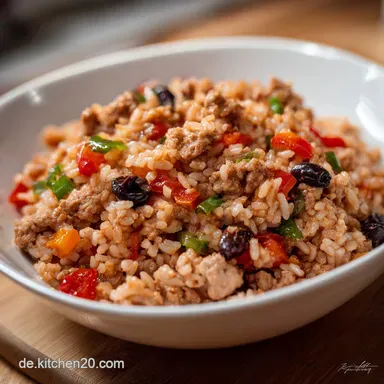 Serbisches Reisfleisch: Herzhaftes One-Pot-Gericht Rezeptkarte