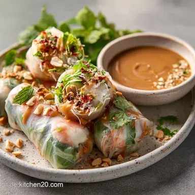 Sommerrollen: Einfach & Schnell Rezeptkarte