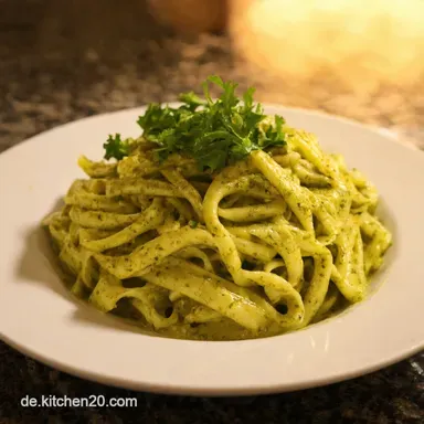 Nudelsalat mit Pesto Rosso und Rucola Mein B&uuml;roHit Rezeptkarte