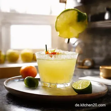 Hausgemachter Margarita Mixer Mein Grundrezept f&uuml;r den Sommer Rezeptkarte