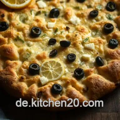 Sonnige Oliven Zitronen Focaccia: Mein liebstes Focaccia Rezept Rezeptkarte