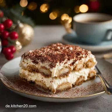 Spekulatius Tiramisu Rezept für Weihnachten Einfach und cremig Rezeptkarte
