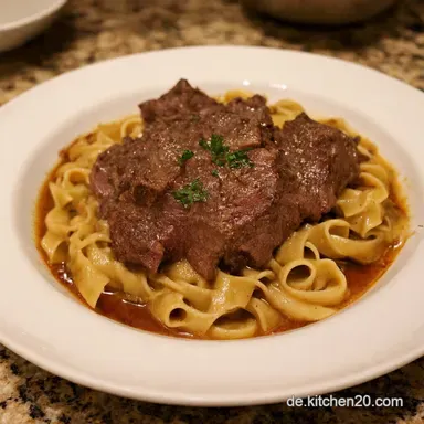 Steak Stroganoff Mein bestes Rezept So cremig Rezeptkarte