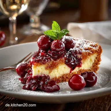 StracciatellaKirschTorte: Cremiges Original mit Sauerkirschen backen Rezeptkarte