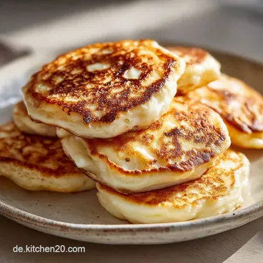 Syrniki Rezept mit Quark: Schnell & Gesund Rezeptkarte