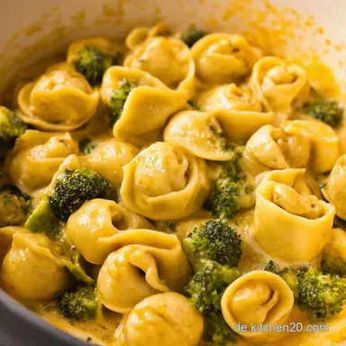 Cremiger Tortellini Auflauf mit Brokkoli Einfach Lecker Rezeptkarte