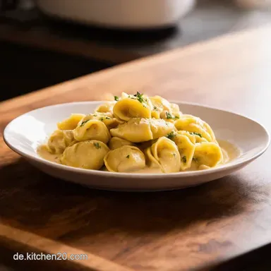 Tortellini Auflauf mit K&auml;se Sahne Mein Sonntagsgl&uuml;ck Rezeptkarte