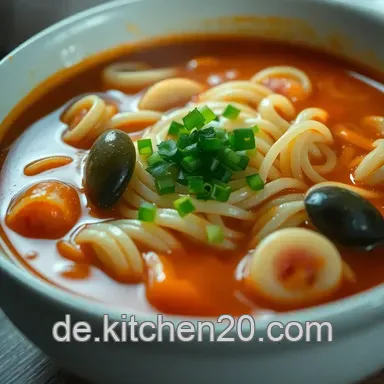 Feuriges Tteokbokki: Koreanische Reiskuchen wie vom Imbiss! Rezeptkarte
