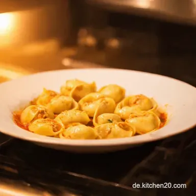 Ofen Tortellini schnelles Feierabend K&auml;seTraum f&uuml;r Genie&szlig;er Rezeptkarte
