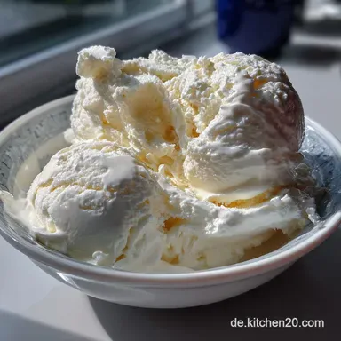 Vanilleeis Eismaschine: Seidig Samtig Rezeptkarte