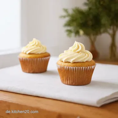 Cupcake Cupcake Cupcake Gl&uuml;ck Einfaches Vanille Rezept Rezeptkarte