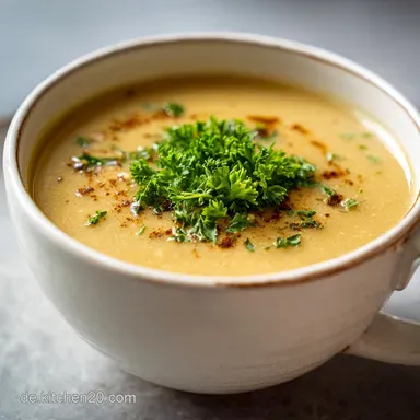 Vegane Kartoffelsuppe: Deftig f&uuml;r 4 Rezeptkarte