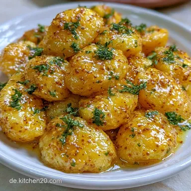 Veganer Kartoffelsalat f&uuml;r 4 Personen Rezeptkarte