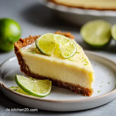 Einfacher Veganer Key Lime Pie Glutenfrei (4h 20m) Rezeptkarte