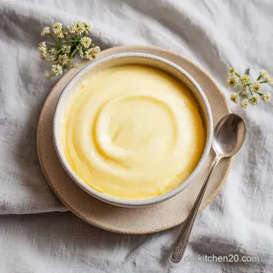 Veganer Vanillepudding f&uuml;r 4 Portionen Rezeptkarte