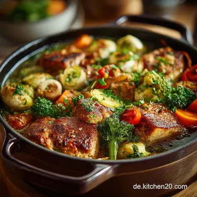 Vegetarischer Bauerntopf Herzhafter OnePotEintopf 60 Min Rezeptkarte