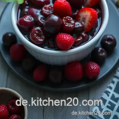 Verf&uuml;hrerische Schokolade Erdbeeren &ndash; Einfach & Lecker Naschen Rezeptkarte