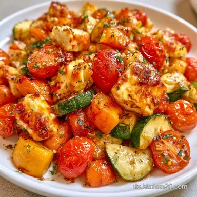 Warmes Feta-Gem&uuml;se in 45 Minuten Rezeptkarte