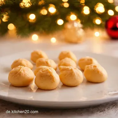 Marzipan Pl&auml;tzchen perfekt fr Weihnachten Omas Geheimrezept Rezeptkarte
