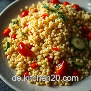 Wunderbarer Couscous zubereiten: Ein geschmackliches Abenteuer Rezeptkarte
