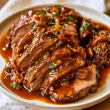 Rinderschmorbraten aus dem Dutch Oven Rezeptkarte
