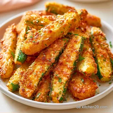 Zucchini im Ofen mit Parmesan Rezeptkarte