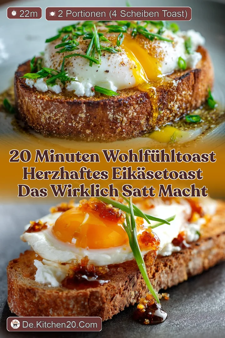 20 Minuten Wohlf&uuml;hlToast Herzhaftes EiK&auml;seToast das wirklich satt macht