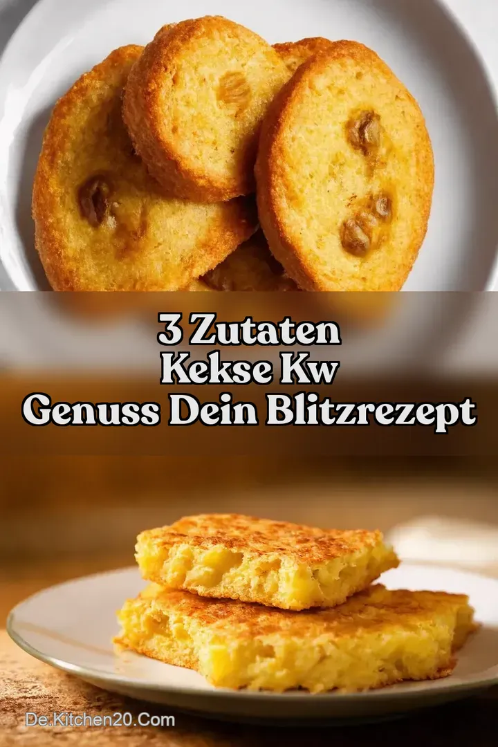 3 Zutaten Kekse kw Genuss Dein Blitzrezept