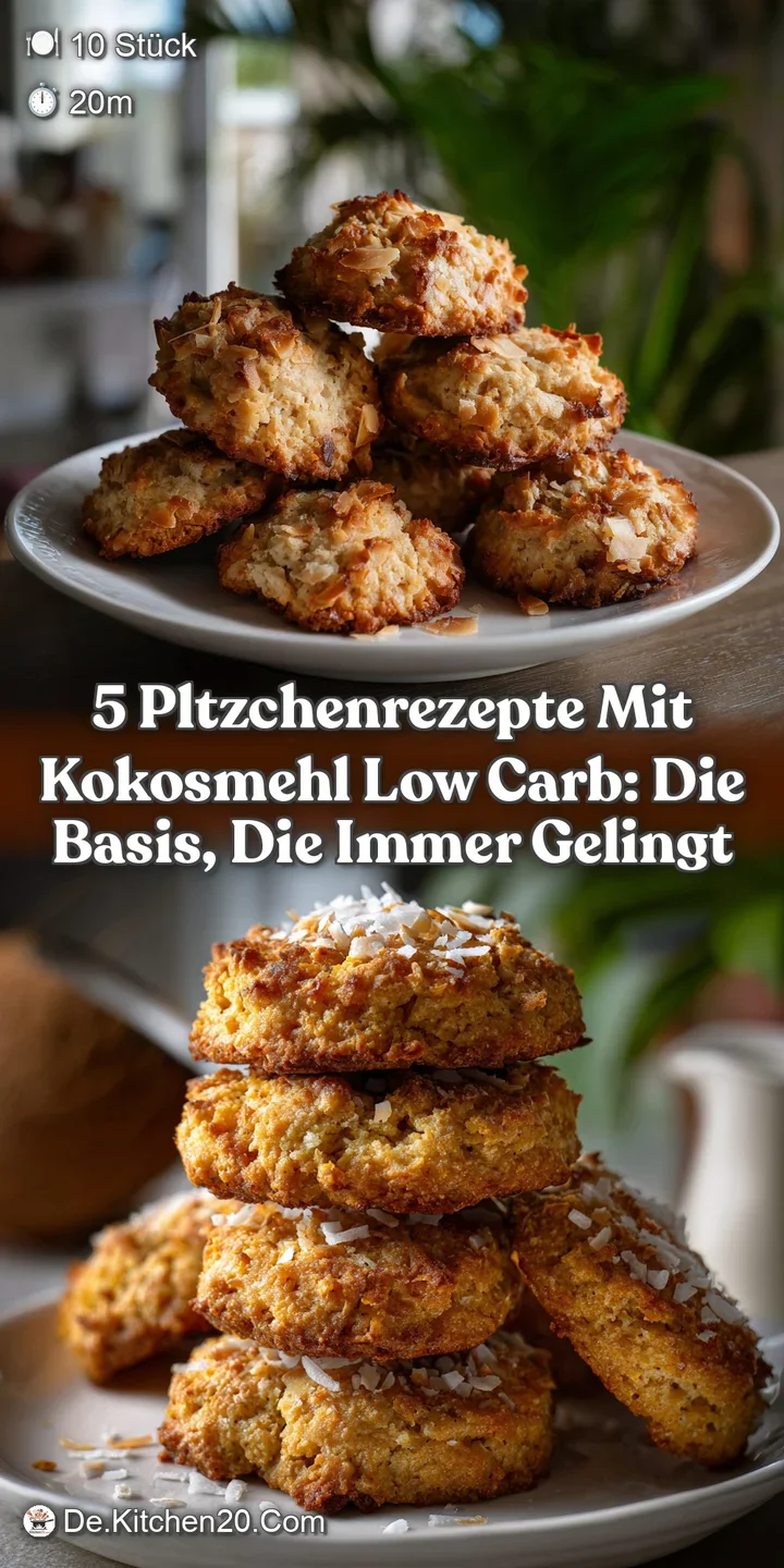 5 PltzchenRezepte Mit Kokosmehl Low Carb: Die Basis die immer gelingt