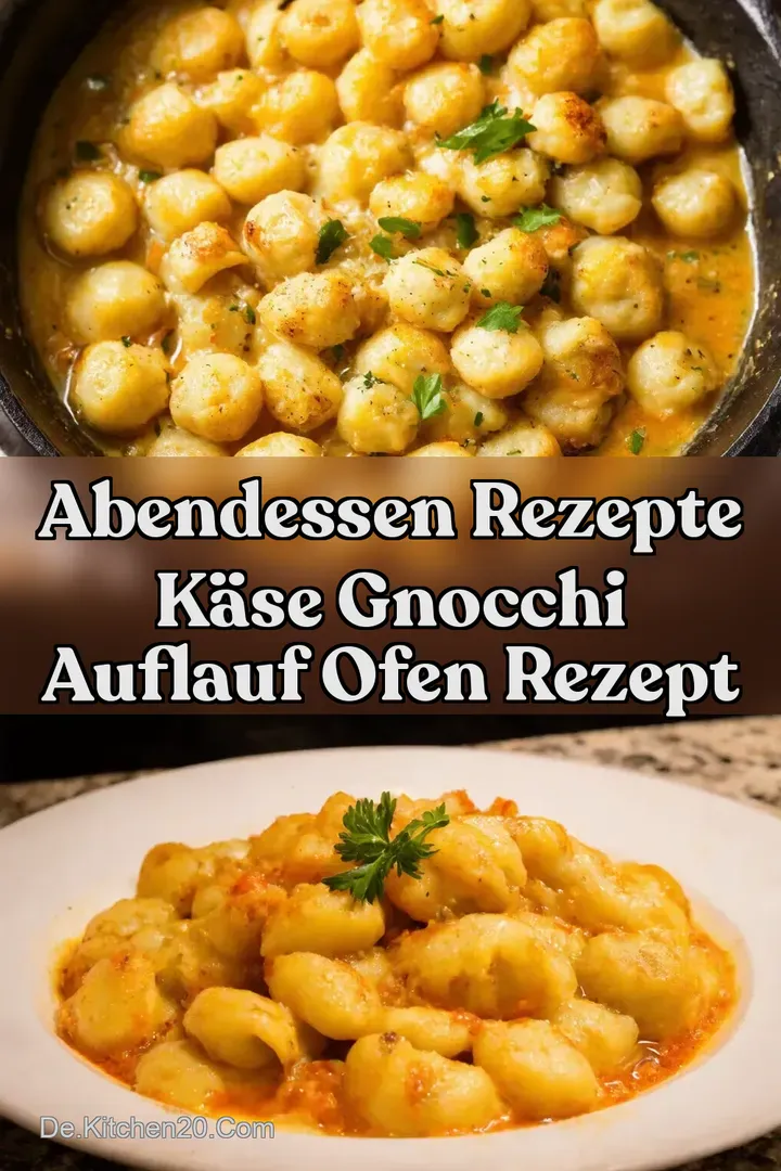 Abendessen Rezepte K&auml;se Gnocchi Auflauf Ofen Rezept