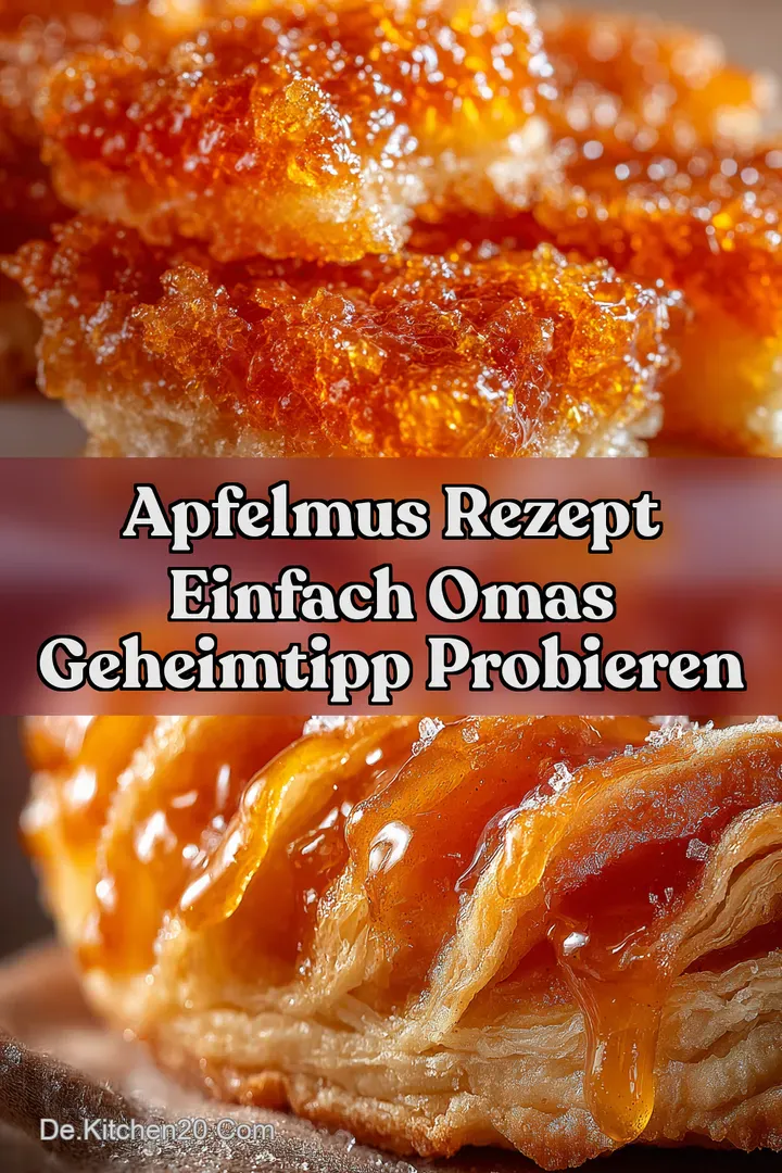 Apfelmus Rezept Einfach Omas Geheimtipp probieren