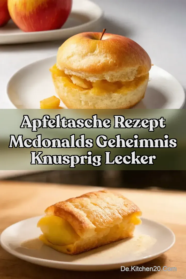 Apfeltasche Rezept McDonalds Geheimnis Knusprig Lecker