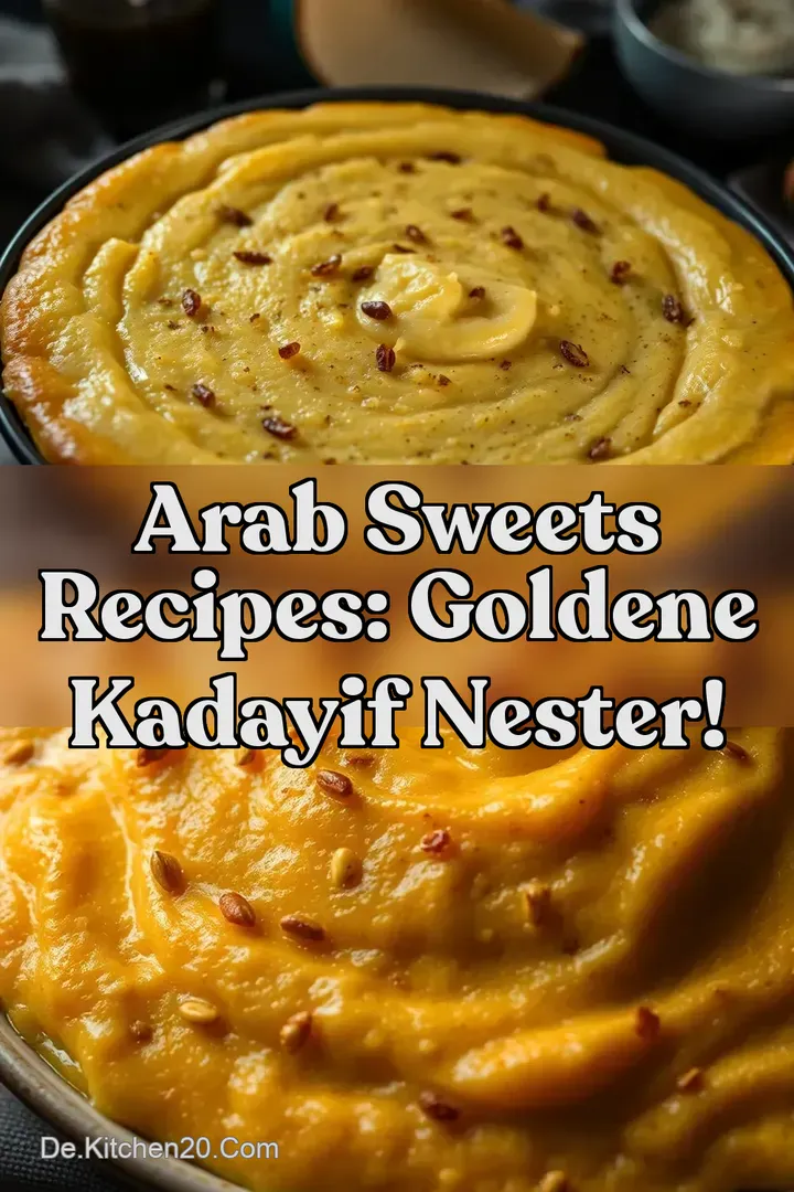 Arab Sweets Recipes: Goldene Kadayif Nester!