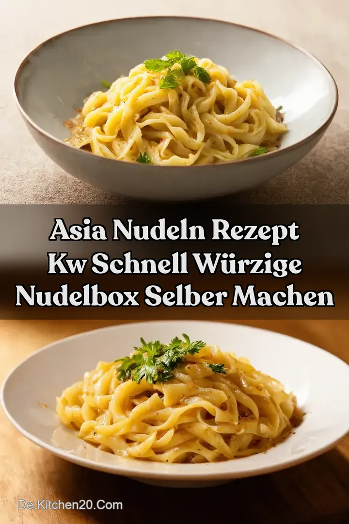 Asia Nudeln Rezept kw Schnell W&uuml;rzige Nudelbox selber machen