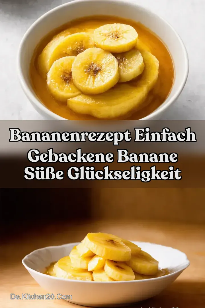 Bananenrezept Einfach Gebackene Banane S&uuml;&szlig;e Gl&uuml;ckseligkeit