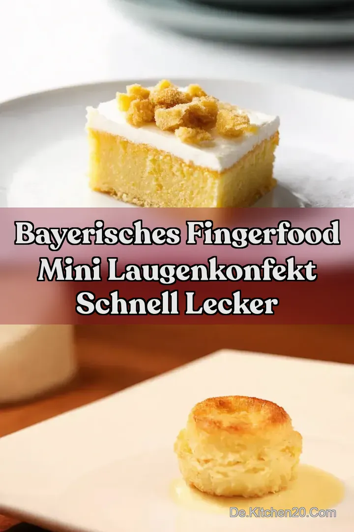 Bayerisches Fingerfood Mini Laugenkonfekt Schnell Lecker