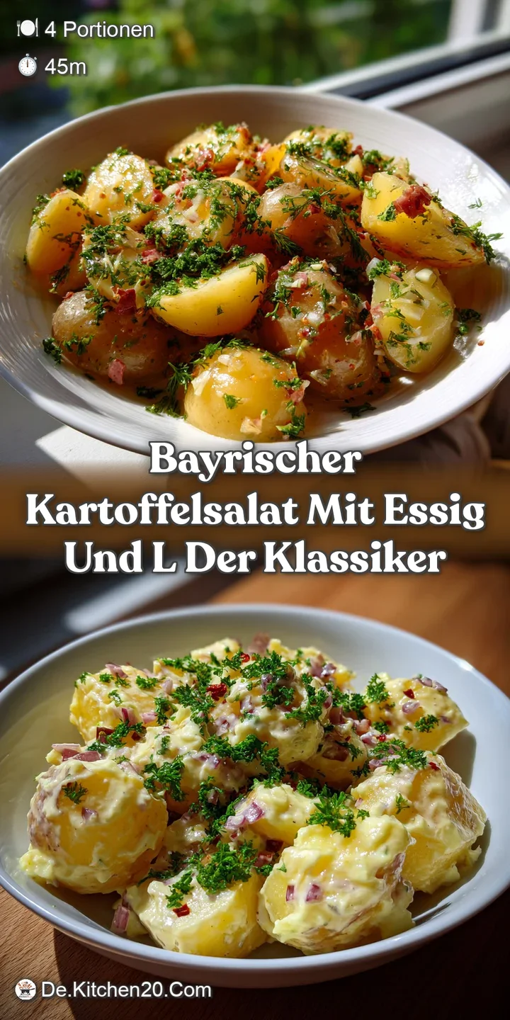 Bayrischer Kartoffelsalat Mit Essig und l Der Klassiker