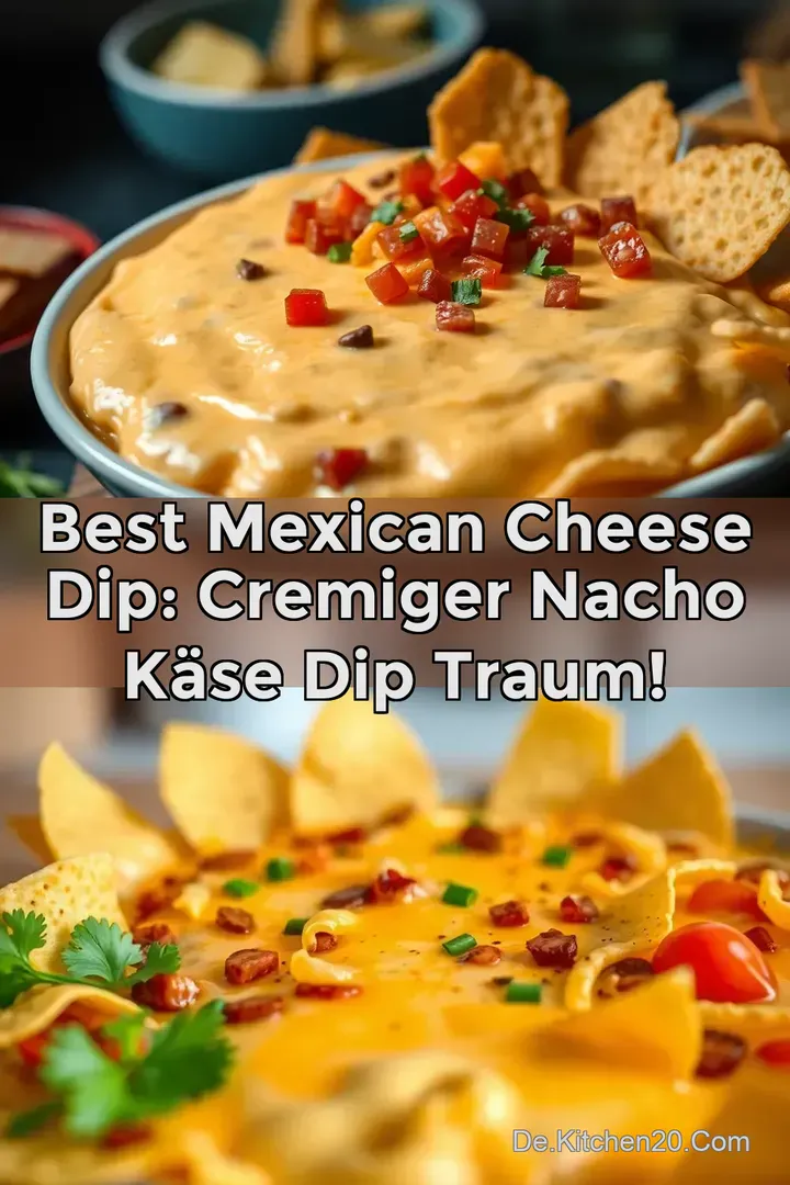 Best Mexican Cheese Dip: Cremiger Nacho K&auml;se Dip Traum!