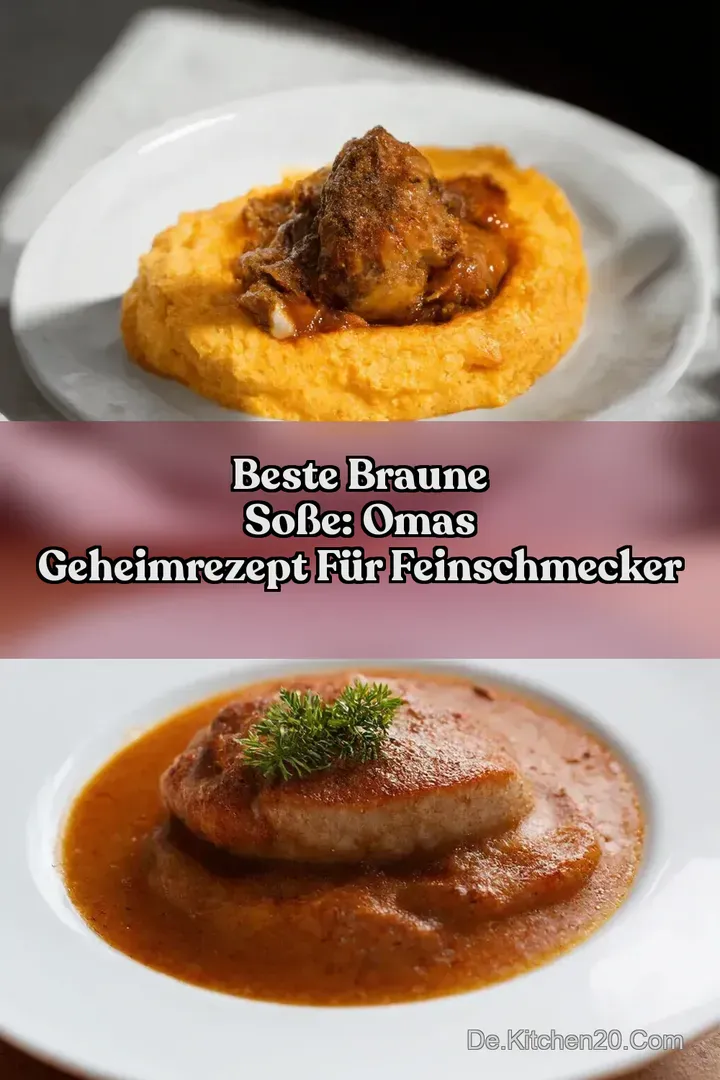 Beste Braune So&szlig;e: Omas Geheimrezept f&uuml;r Feinschmecker
