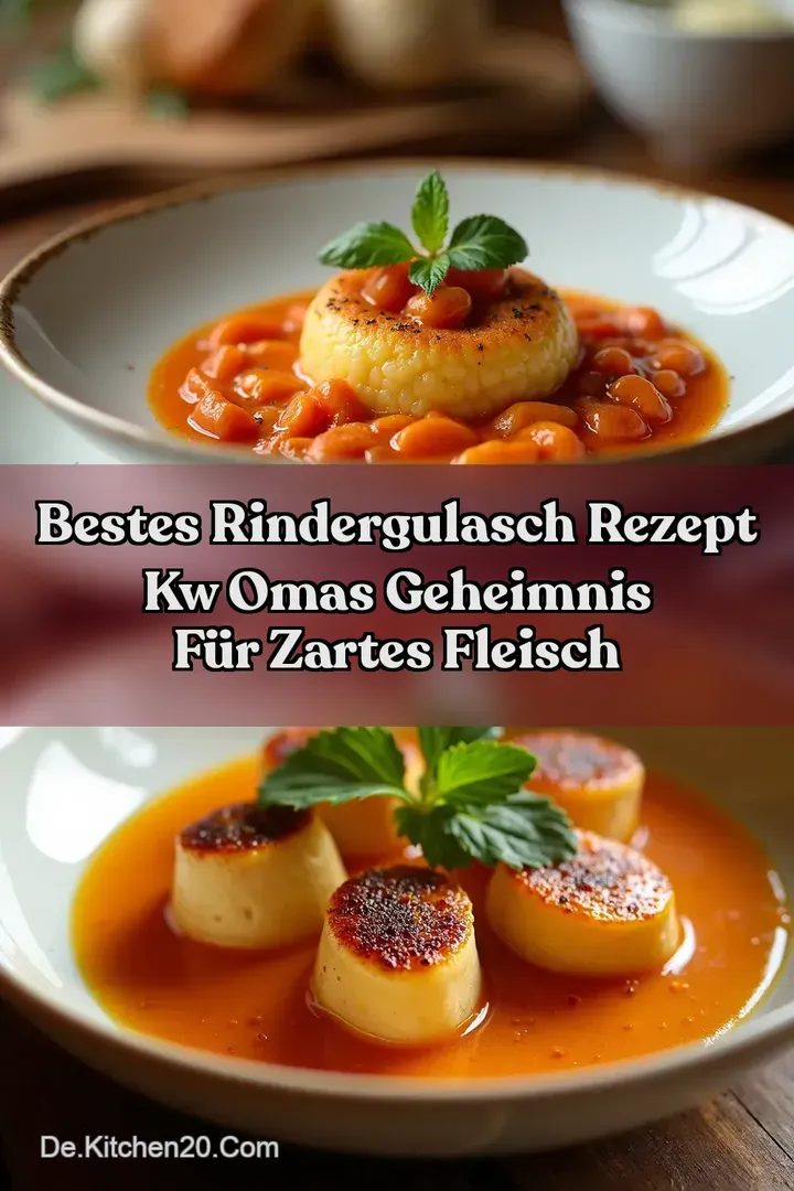 Bestes Rindergulasch Rezept kw Omas Geheimnis f&uuml;r Zartes Fleisch