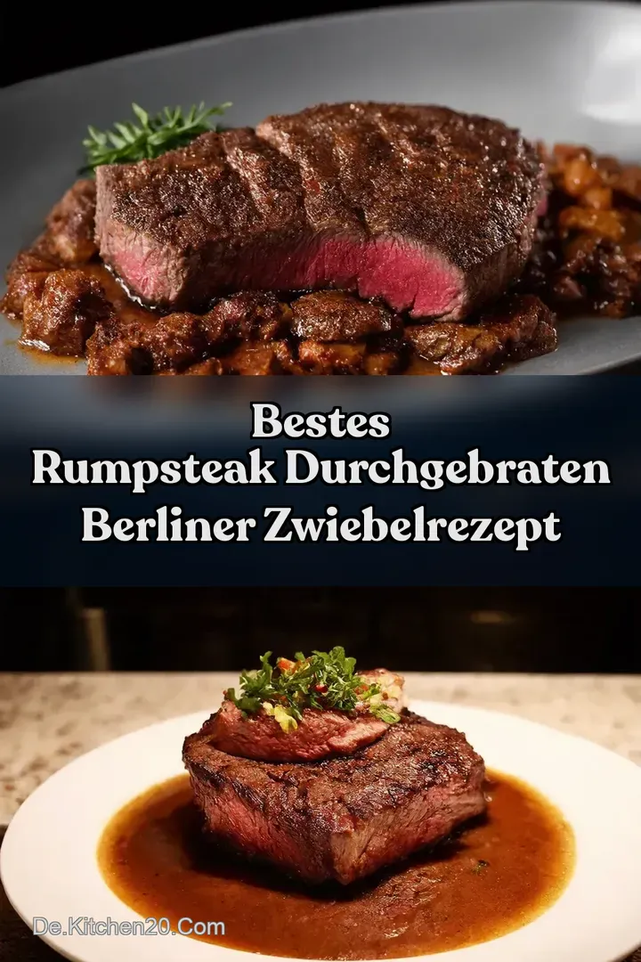 Bestes Rumpsteak Durchgebraten Berliner ZwiebelRezept