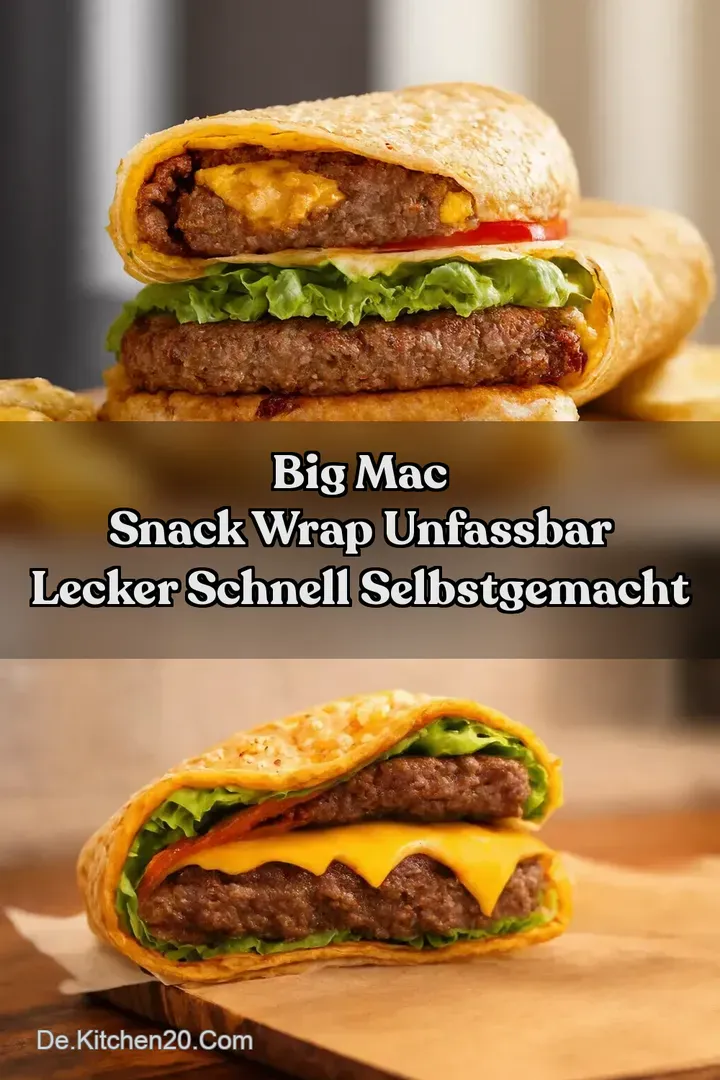 Big Mac Snack Wrap Unfassbar Lecker Schnell Selbstgemacht