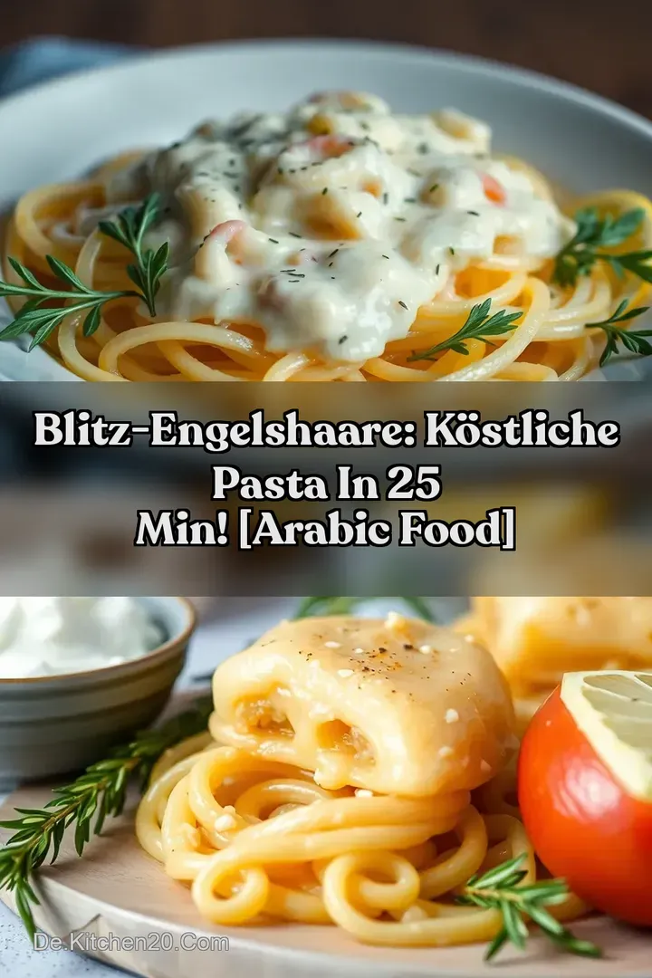 Blitz-Engelshaare: K&ouml;stliche Pasta in 25 Min! [Arabic Food]