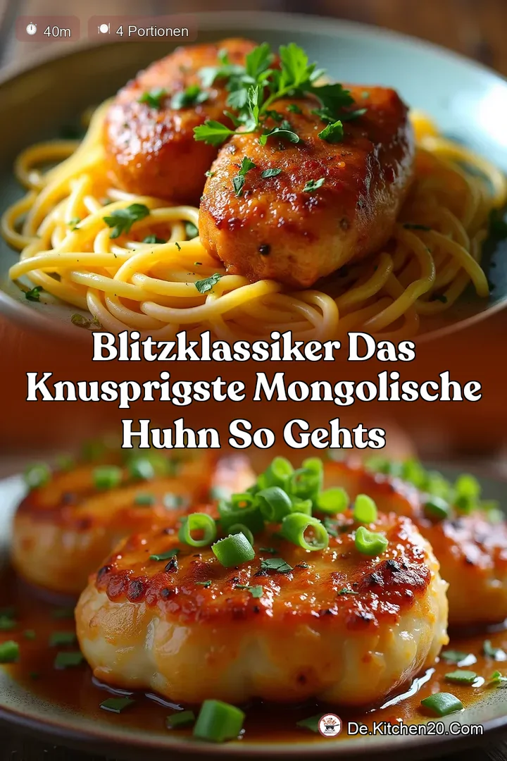 BlitzKlassiker Das Knusprigste Mongolische Huhn So gehts
