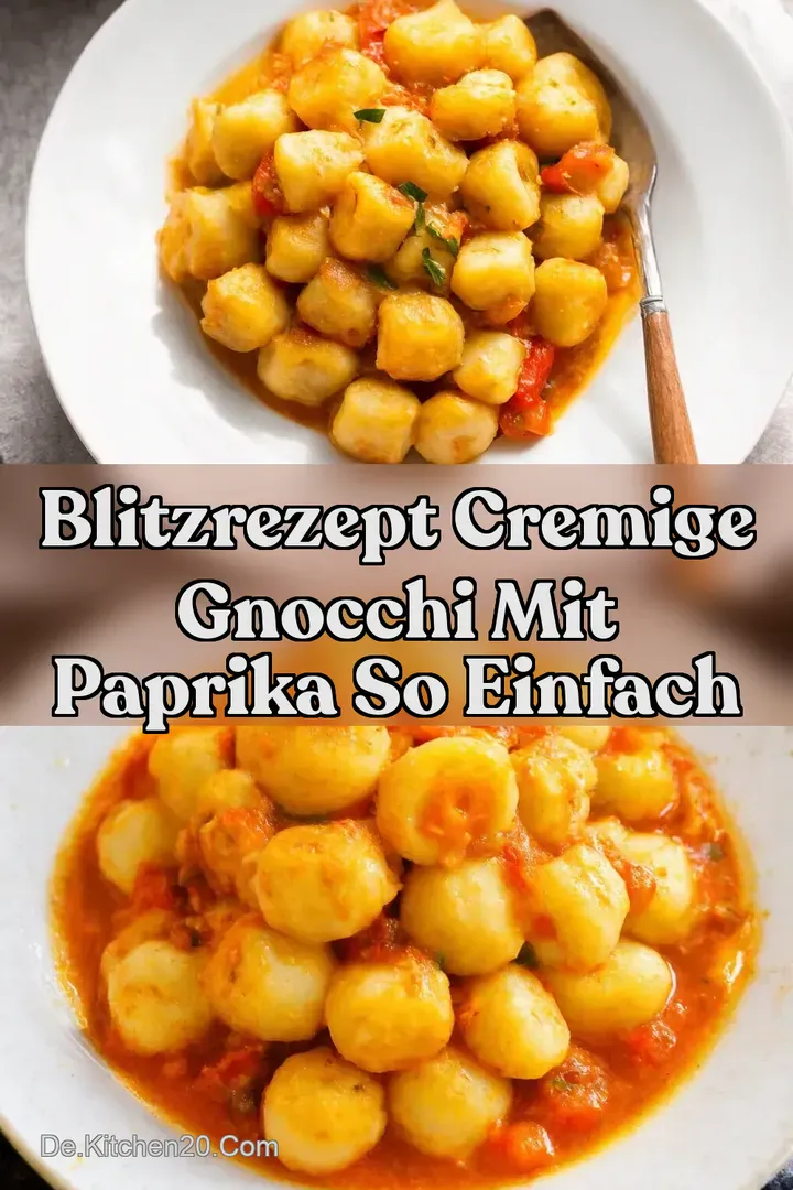 Blitzrezept Cremige Gnocchi Mit Paprika So Einfach