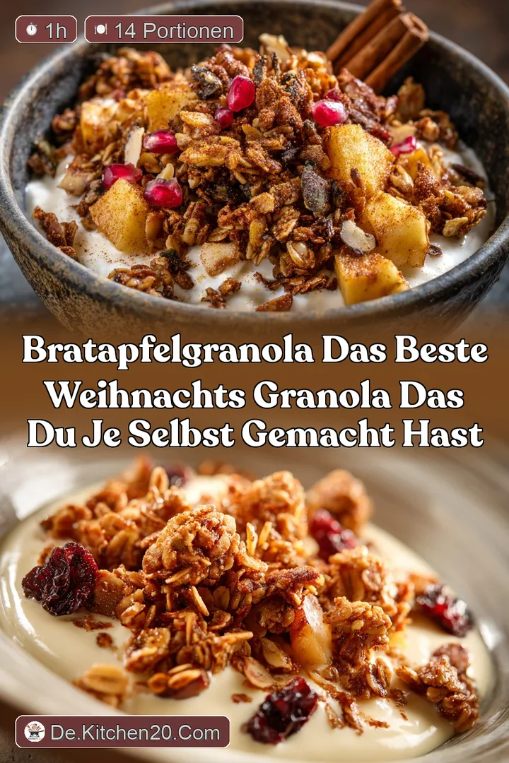 BratapfelGranola Das beste Weihnachts Granola das du je selbst gemacht hast