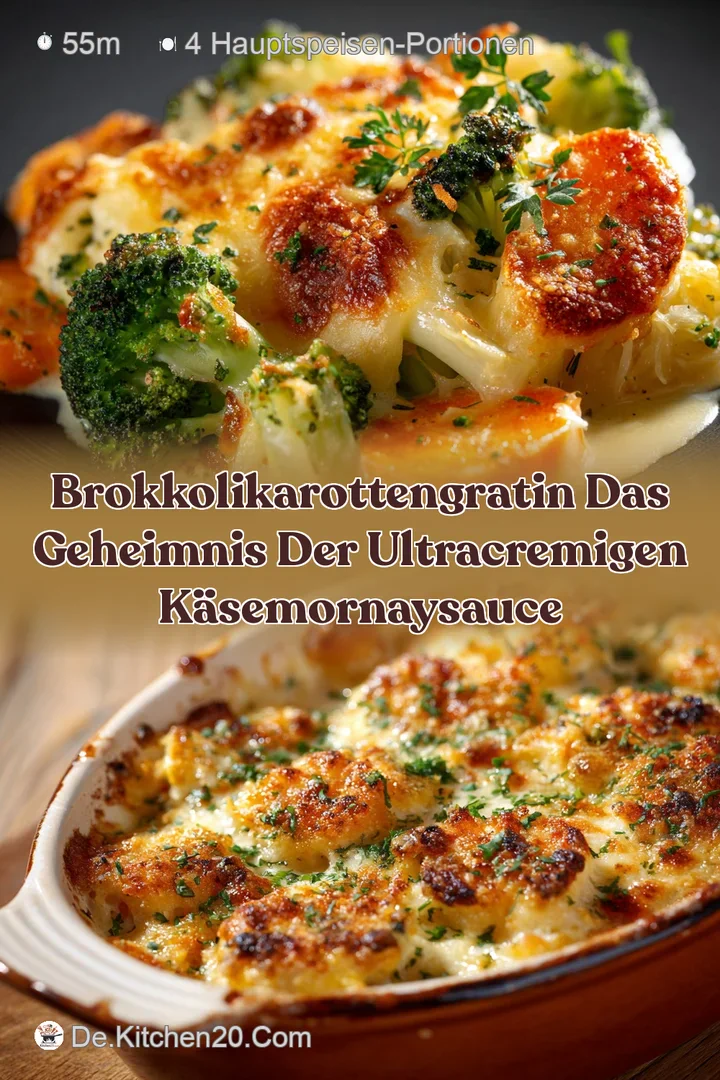 BrokkoliKarottenGratin Das Geheimnis der ultracremigen K&auml;seMornaySauce