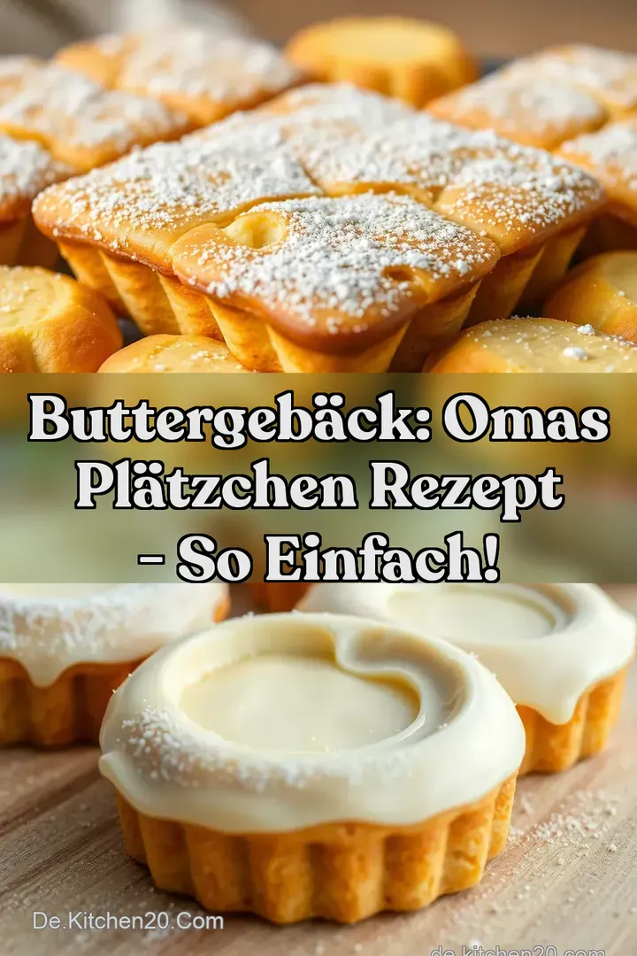 Buttergeb&auml;ck: Omas Pl&auml;tzchen Rezept - So einfach!