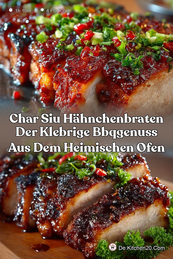 Char Siu H&auml;hnchenbraten Der klebrige BBQGenuss aus dem heimischen Ofen